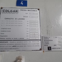Листогибочный пресс - механический Colgar PT422/24