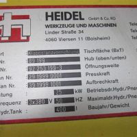 Stanz-Scher-Anlage HEIDEL MB W 140 OP 4