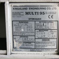 Cizalla de perfiles de acero Kingsland Multi 95D