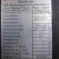 Radialbohrmaschine WMW-HECKERT BR 40/2 x 1250