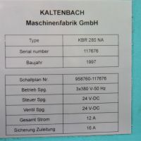Piła taśmowa - automatyczna - pozioma Kaltenbach KBR 280 NA