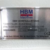 Sierra automática de cinta - horizontal HBM MBH 128