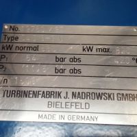 Turbina de vapor Nadrowski Bielefeld C4DS-GVI