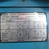 Welding Unit CARL CLOOS SCHWEIßTECHNIK GMBH GLC 403 PA-TS