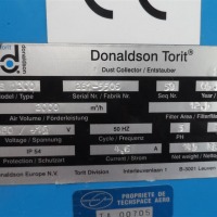 Instalación de filtrado Donaldson Torit VS1200