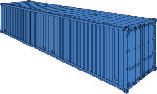 40 FT High Cube Hard Top Container