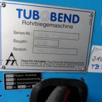 Plegadora de mandril para tubos Tracto-Technik Tubobend 50 B 102S