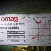 Prensa plegadora hidráulica OMAG POE 31541