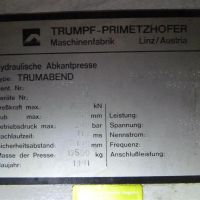 Hydr. pressbrake TRUMPF-PRIMETZHOFER TrumaBend BAH 200/4