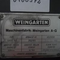 Bobina de desenrollado y enrollado con dispositivo de enderezado Weingarten UAH 80 