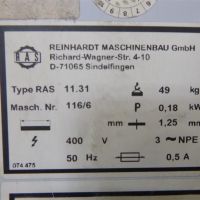 Sicken- und Bördelmaschine RAS 11.31