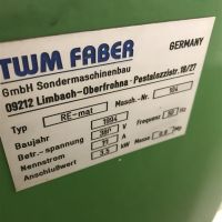 Einziehmaschine TWU Faber RE-Mat 145