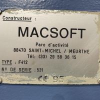 Máquina enderezadora y cortadora de alam Macsoft F 412