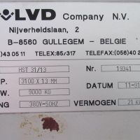 Tafelschere - hydraulisch LVD HST 31/13