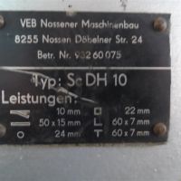 Profilstahlschere Nossener Maschinenbau ScDH10
