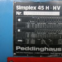 Section Steel Shear Peddinghaus Simplex 45H-HV