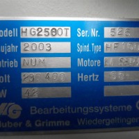 Portal - Bearbeitungszentrum HUBER & GRIMME HG2500T