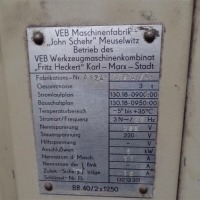 Radial Drilling Machine - Universal WMW Meuselwitz BR40x1250