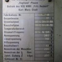 Máquina de Transferencia WEMA Vogtland BTrPi 900/8