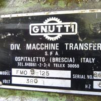 Máquina de Transferencia GNUTTI FMO.9-125