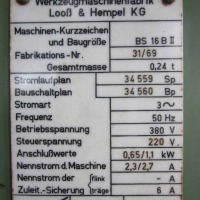 Säulenbohrmaschine WMW GOTHA BS 16 B II