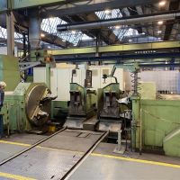 Tokarka do zestawów kołowych Rafamet UBC 150 CNC