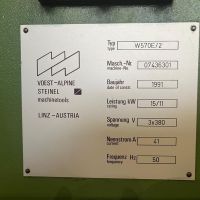 Tokarka cyklowa VOEST - ALPINE STEINEL W 570E (Weiler)