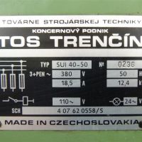 Токарно - Винторезный станок TOS SUI 50-1000