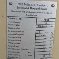 Leit- und Zugspindeldrehmaschine WMW Mikromat DZFG 200x500