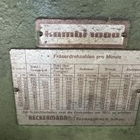 Bettfräsmaschine - Universal RECKERMANN Kombi 1000