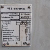 Fräsmaschine - Vertikal WMW MIKROMAT BL 315x450