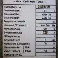 Konsolfräsmaschine - horizontal Fritz Heckert FW 315x800 V/2