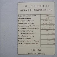 Bettfräsmaschine - Universal Auerbach FBE 1200