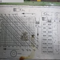 Frezarka uniwersalna WMW-RUHLA FUW 260 x 720