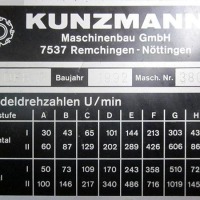 Fräsmaschine - Universal KUNZMANN UF8/3