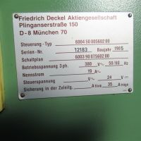 Frezarka uniwersalna Deckel FP 4A MA