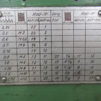 Máquina para tallar roscas Infratirea MFIV 8