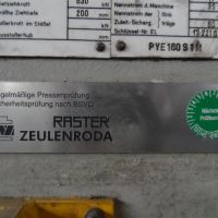 Prensa de embutir de un soporte - hidráu WMW ZEULENRODA PYE 160 S1M (UVV)