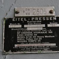 Single Column Press - Hydraulic EITEL P25B