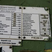 Одностоечный Пресс - гидравлический WMW ZEULENRODA PYE 250S/1