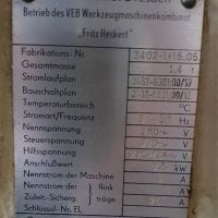 Flachschleifmaschine WMW Heckert SFW 200x600/2
