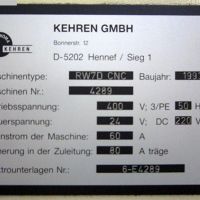 Szlifierka do płaszczyzn - pozioma KEHREN RW7D-CNC