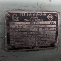 Schleifbock VEB GALVANOTECHNIK DS 200/2