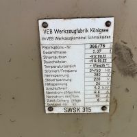Saw-Blade Sharpening Machine WMW - KÖNIGSEE SWSK 315