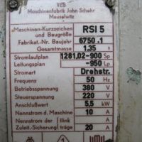 Шпоночно - Протяжной станок WMW MEUSELWITZ RSI 5