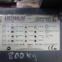 Ленточнопильный станок - автомат- горизонтальный OPTIMUM Optis 350 GA