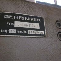 Instalación de serrado y taladrado VERNET BEHRINGER HBP 530/1104G-NC1-BM