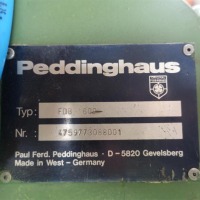Flachstahl- / Plattenbearbeitung PEDDINGHAUS FDB 600