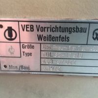 Stòł obrotowy VEB Vorrichtungsbau Weißenfels TGL 30-12819