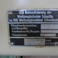 Cabezal de fresado vertical WMW Schmölln ApSS-II F400 (FSS 400)